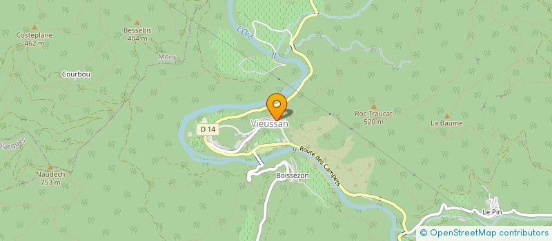 localisation de l'entreprise MENUISERIE DU COULAYRO  OLARGUES