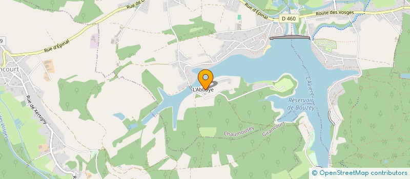 localisation de l'entreprise MENUISERIE DU LAC  CHAUMOUSEY