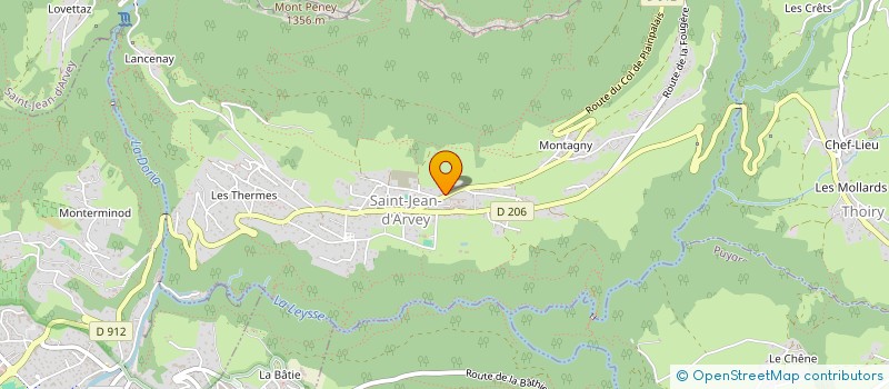 localisation de l'entreprise MENUISERIE DU NIVOLET  SAINT-JEAN-D'ARVEY