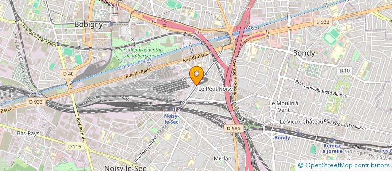 localisation de l'entreprise MENUISERIE DU NORD à NOISY-LE-SEC