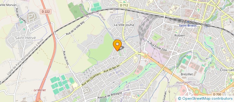 localisation de l'entreprise MENUISERIE DU PENTHIEVRE à PLOUFRAGAN