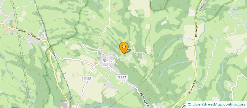 localisation de l'entreprise MENUISERIE DU PIEMONT à ARUDY