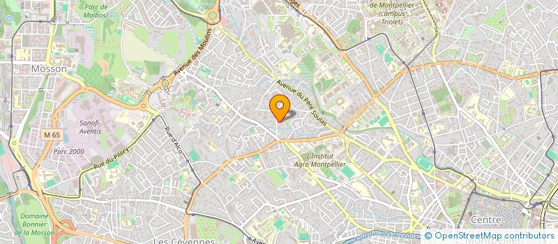 localisation de l'entreprise MENUISERIE DU SOLEIL à MONTPELLIER