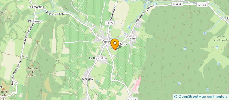 localisation de l'entreprise MENUISERIE DU VAL LAMARTINIEN  VERZE