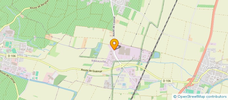 localisation de l'entreprise MENUISERIE DU VIGNOBLE  BERGHEIM