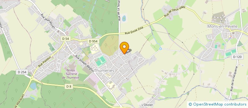 localisation de l'entreprise MENUISERIE DUBUISSON  FLINES-LEZ-RACHES