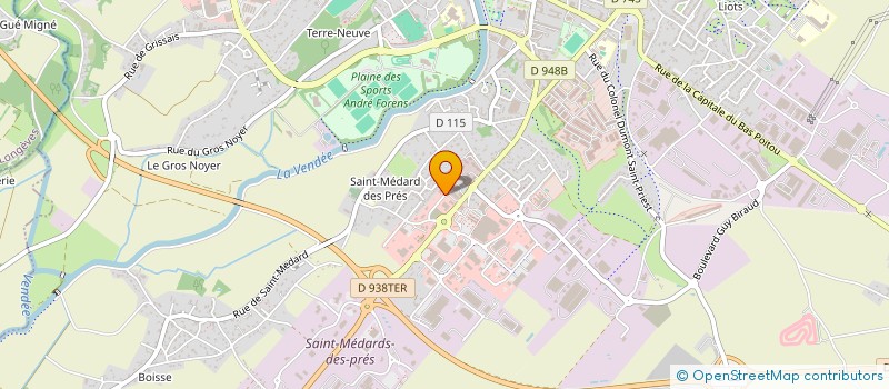 localisation de l'entreprise MENUISERIE DUPUIS PERE ET FILS SARL à FONTENAY-LE-COMTE