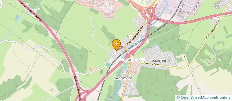 localisation de l'entreprise MENUISERIE EBENISTERIE BATIMENT à PRIX-LES-MEZIERES