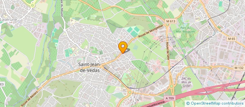 localisation de l'entreprise MENUISERIE EBENISTERIE DES COTEAUX à SAINT-JEAN-DE-VEDAS