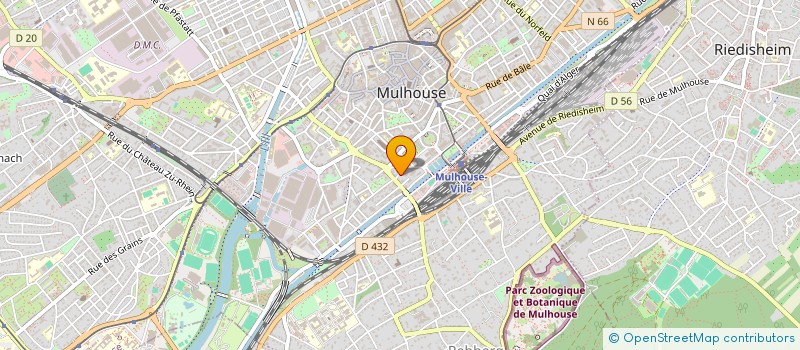 localisation de l'entreprise MENUISERIE EBENISTERIE DOPPLER à MULHOUSE