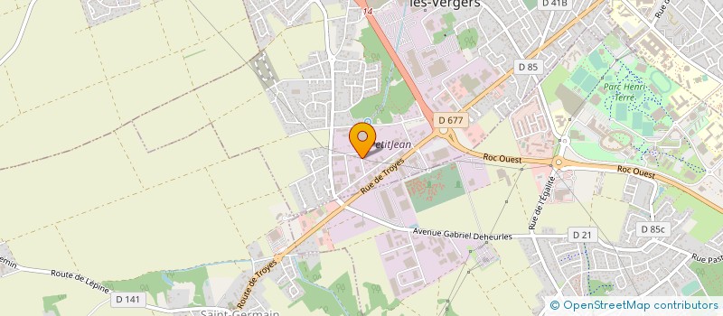 localisation de l'entreprise MENUISERIE EBENISTERIE LOYER à SAINT-ANDRE-LES-VERGERS