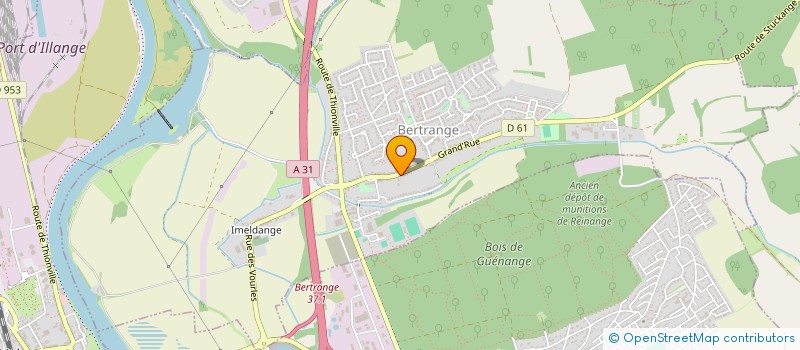 localisation de l'entreprise MENUISERIE EBENISTERIE NOEL à BERTRANGE