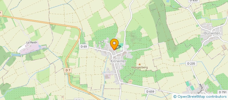 localisation de l'entreprise MENUISERIE EBENISTERIE PFRIMMER SARL  KIRRWILLER