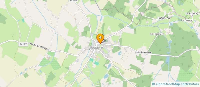 localisation de l'entreprise MENUISERIE EBENISTERIE POIRIER à BAUGE-EN-ANJOU