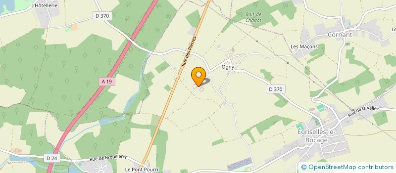 localisation de l'entreprise MENUISERIE EGRISELLOISE  EGRISELLES-LE-BOCAGE