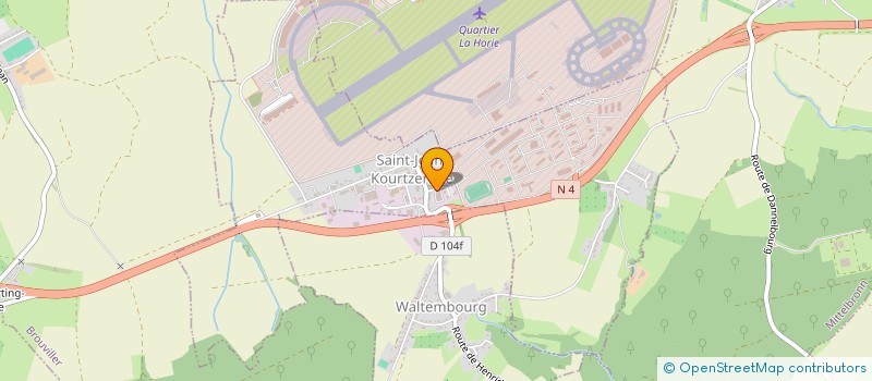 localisation de l'entreprise MENUISERIE EST  SAINT-JEAN-KOURTZERODE