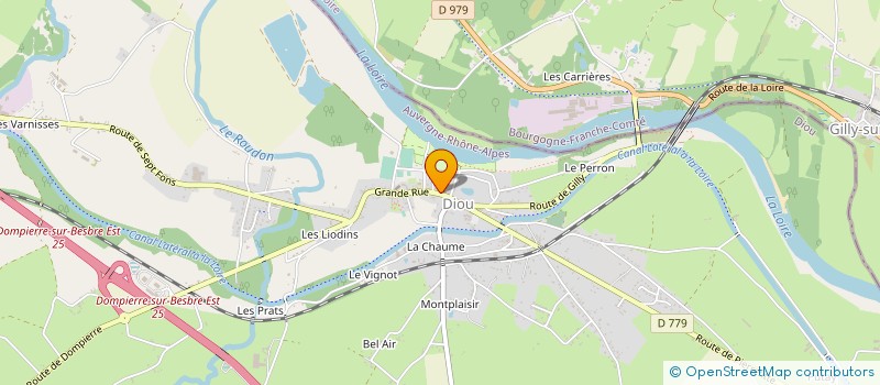 localisation de l'entreprise MENUISERIE ET CUISINES LABUSSIERE à DIOU