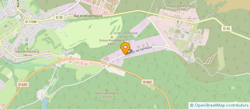 localisation de l'entreprise MENUISERIE ETTWILLER à BITCHE
