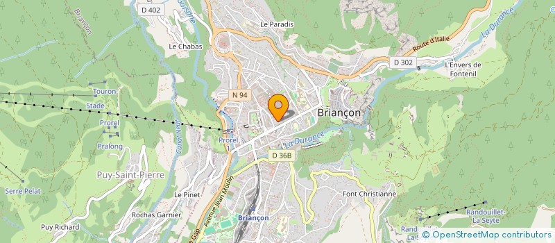 localisation de l'entreprise MENUISERIE FAURE ET FILS à BRIANCON