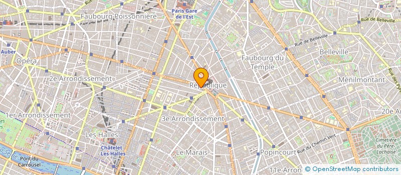 localisation de l'entreprise MENUISERIE-FERMETURES à PARIS