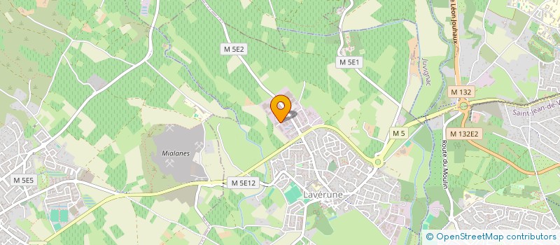 localisation de l'entreprise MENUISERIE FERNANDEZ FRERES à LAVERUNE
