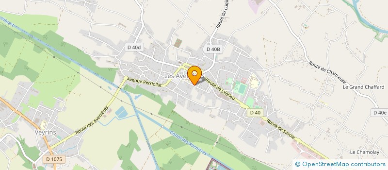 localisation de l'entreprise MENUISERIE FERRAND à LES AVENIERES VEYRINS-THUELLIN