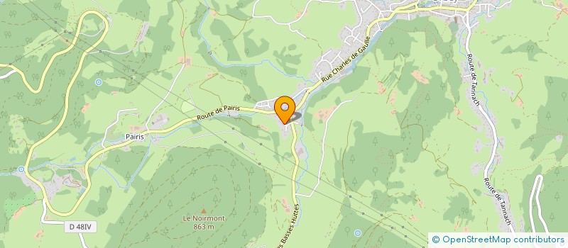 localisation de l'entreprise MENUISERIE FOIS  ORBEY