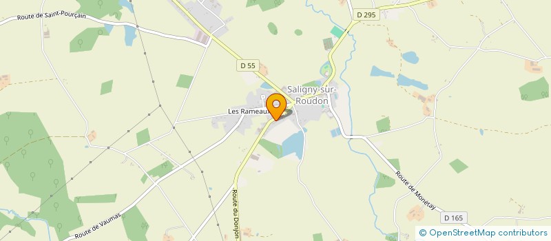 localisation de l'entreprise MENUISERIE FONTAINE  SALIGNY-SUR-ROUDON