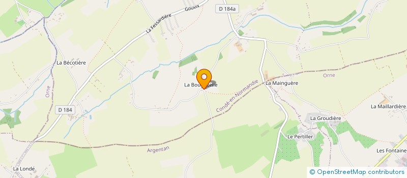 localisation de l'entreprise MENUISERIE FOSSARD à CONDE-EN-NORMANDIE