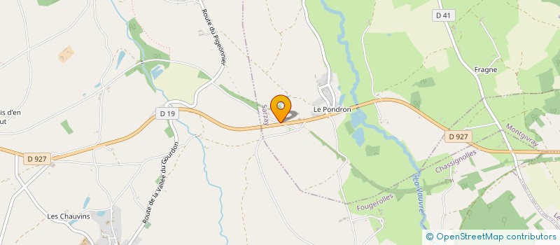 localisation de l'entreprise MENUISERIE FRADET JEROME à SARZAY