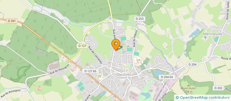 localisation de l'entreprise MENUISERIE G RUFIN  DESVRES