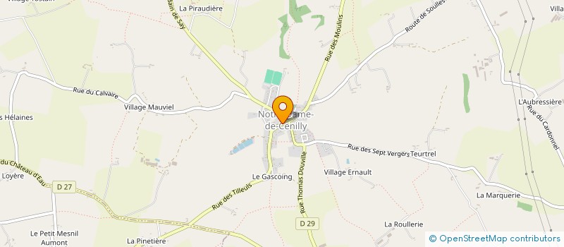 localisation de l'entreprise MENUISERIE GABRIEL DORON  QUETTREVILLE-SUR-SIENNE