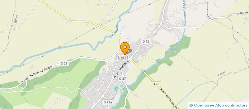 localisation de l'entreprise MENUISERIE GAIANI  BERAT