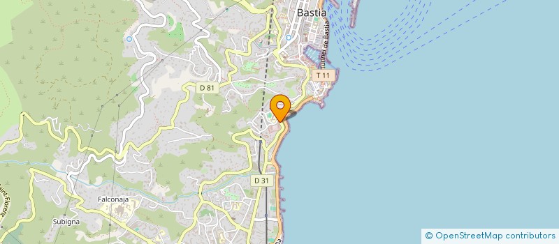 localisation de l'entreprise MENUISERIE GAMBARO à BASTIA