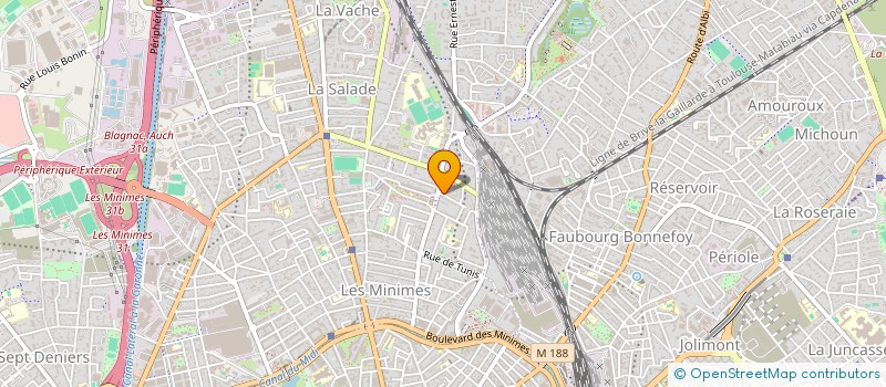 localisation de l'entreprise MENUISERIE GARDES à TOULOUSE