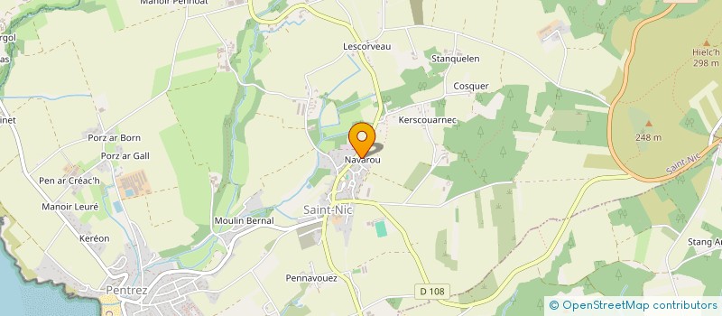 localisation de l'entreprise MENUISERIE GARO  SAINT-NIC