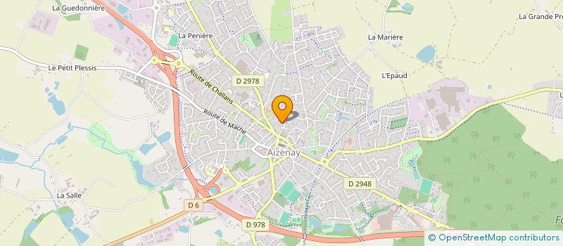 localisation de l'entreprise MENUISERIE GD à AIZENAY