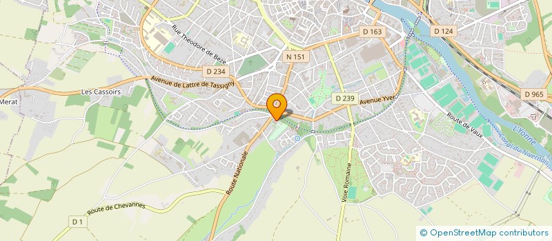 localisation de l'entreprise MENUISERIE GENERALE à AUXERRE