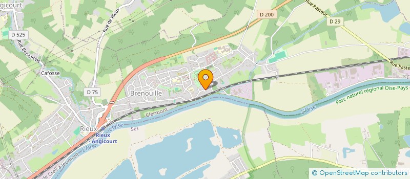 localisation de l'entreprise MENUISERIE GENERALE DE BATIMENT  BRENOUILLE