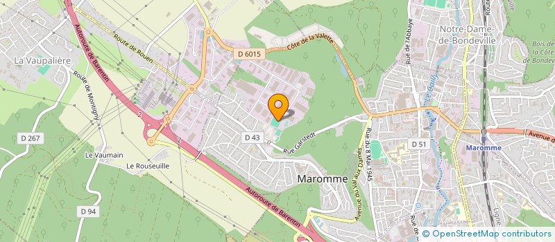 localisation de l'entreprise MENUISERIE GENERALE DU MEUBLE  MAROMME