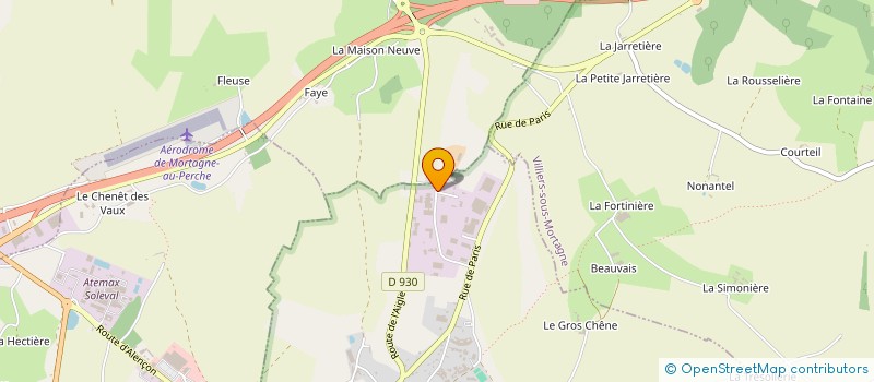localisation de l'entreprise MENUISERIE GENERALE DU PERCHE à MORTAGNE-AU-PERCHE