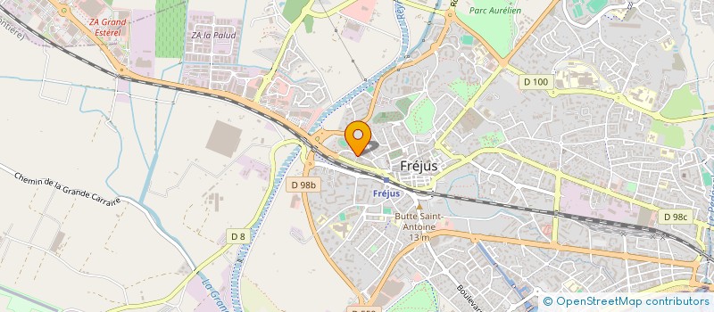 localisation de l'entreprise MENUISERIE GENERALE FRANCAISE à FREJUS