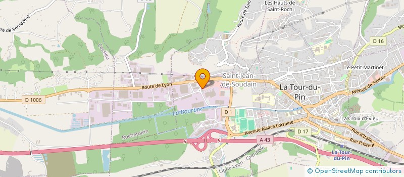 localisation de l'entreprise MENUISERIE GINON  SAINT-JEAN-DE-SOUDAIN