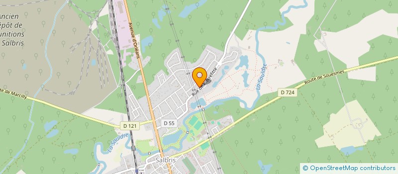 localisation de l'entreprise MENUISERIE GIRARD  SALBRIS