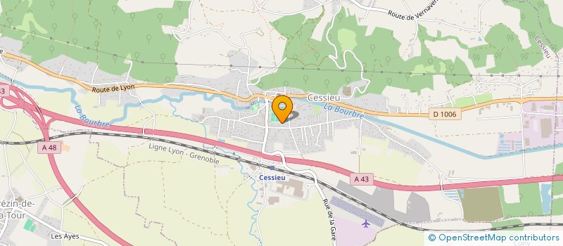 localisation de l'entreprise MENUISERIE GOUVEIA  CESSIEU