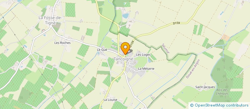 localisation de l'entreprise MENUISERIE GROLLEAU CHRISTOPHE à LYS-HAUT-LAYON