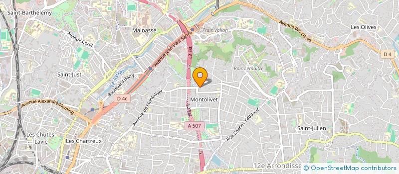 localisation de l'entreprise MENUISERIE GUERRA à MARSEILLE