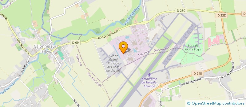 localisation de l'entreprise MENUISERIE HAUTS DE FRANCE  MERVILLE