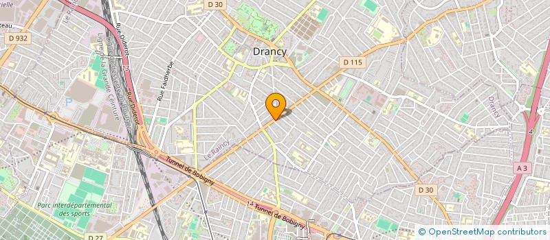 localisation de l'entreprise MENUISERIE HELIES à DRANCY