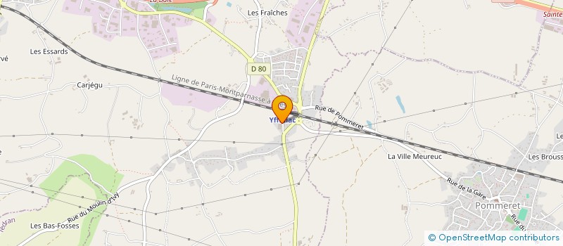 localisation de l'entreprise MENUISERIE HOME 22 à YFFINIAC